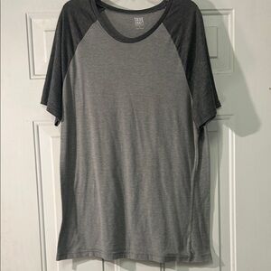 (🔥4 for $20)True Craft Men's Large  Two-Tone Gray Short Sleeve Tee